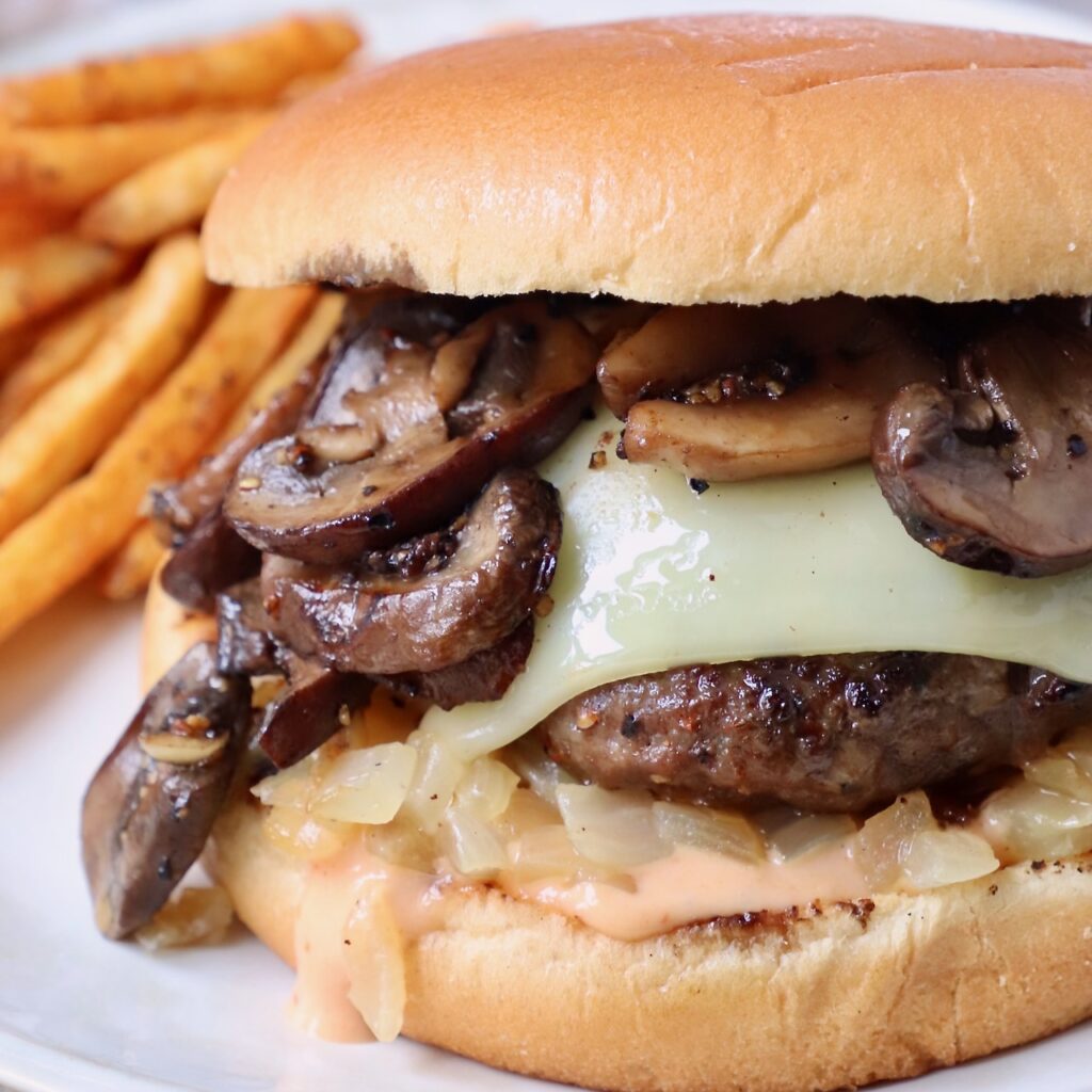 Swiss Mushroom Burger